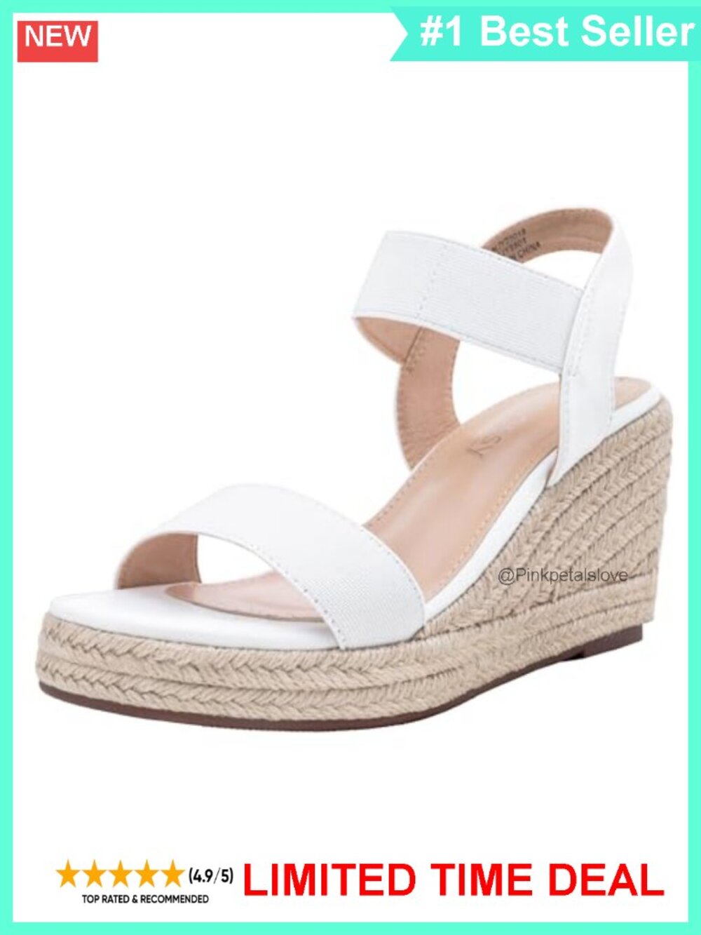 Espadrille Wedge Platform Sandals Ankle Strap Open Toe Summer Beach